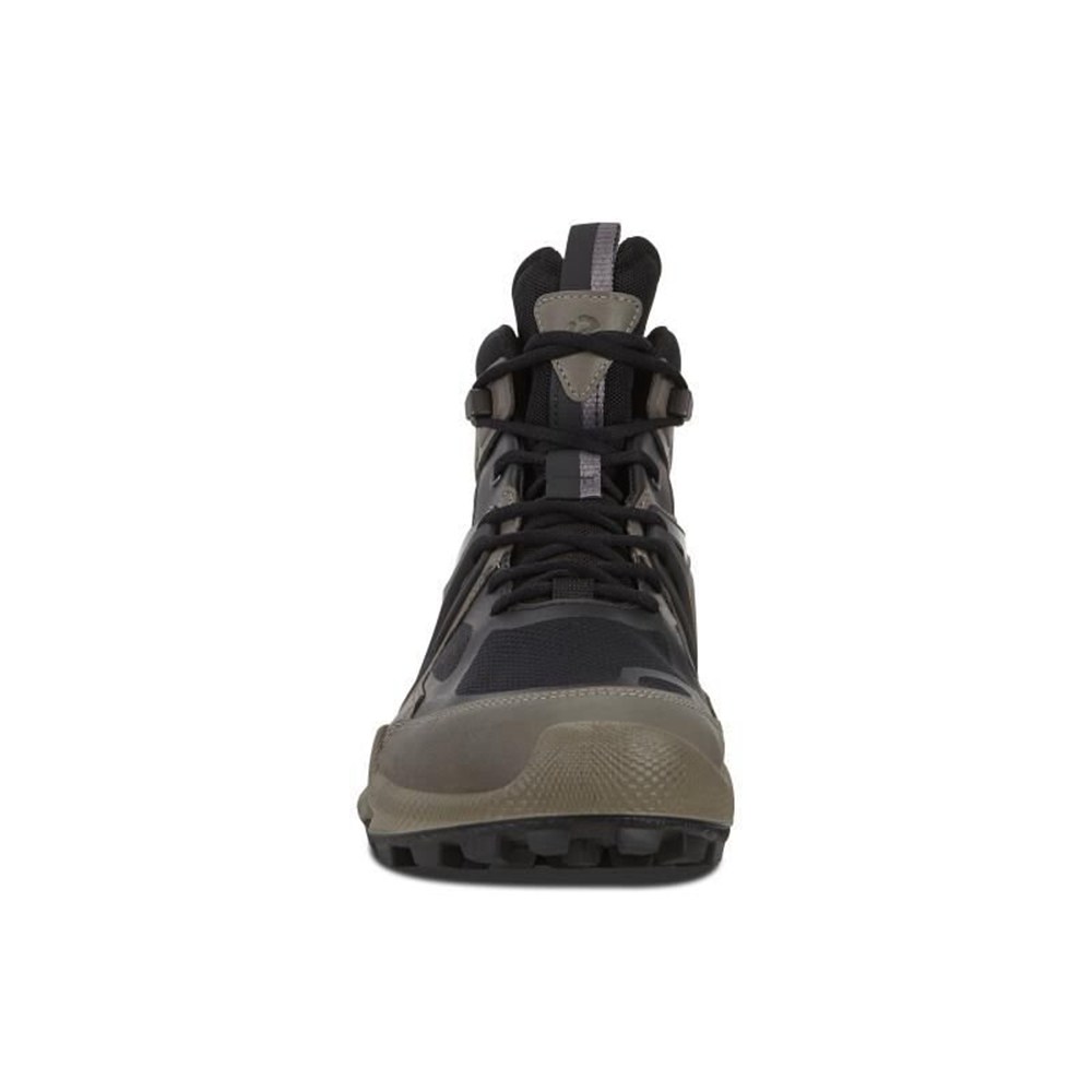 Tenis De Montaña Hombre - ECCO Biom C-Trail Mid Gtx - Negros/Grises - XSM769453